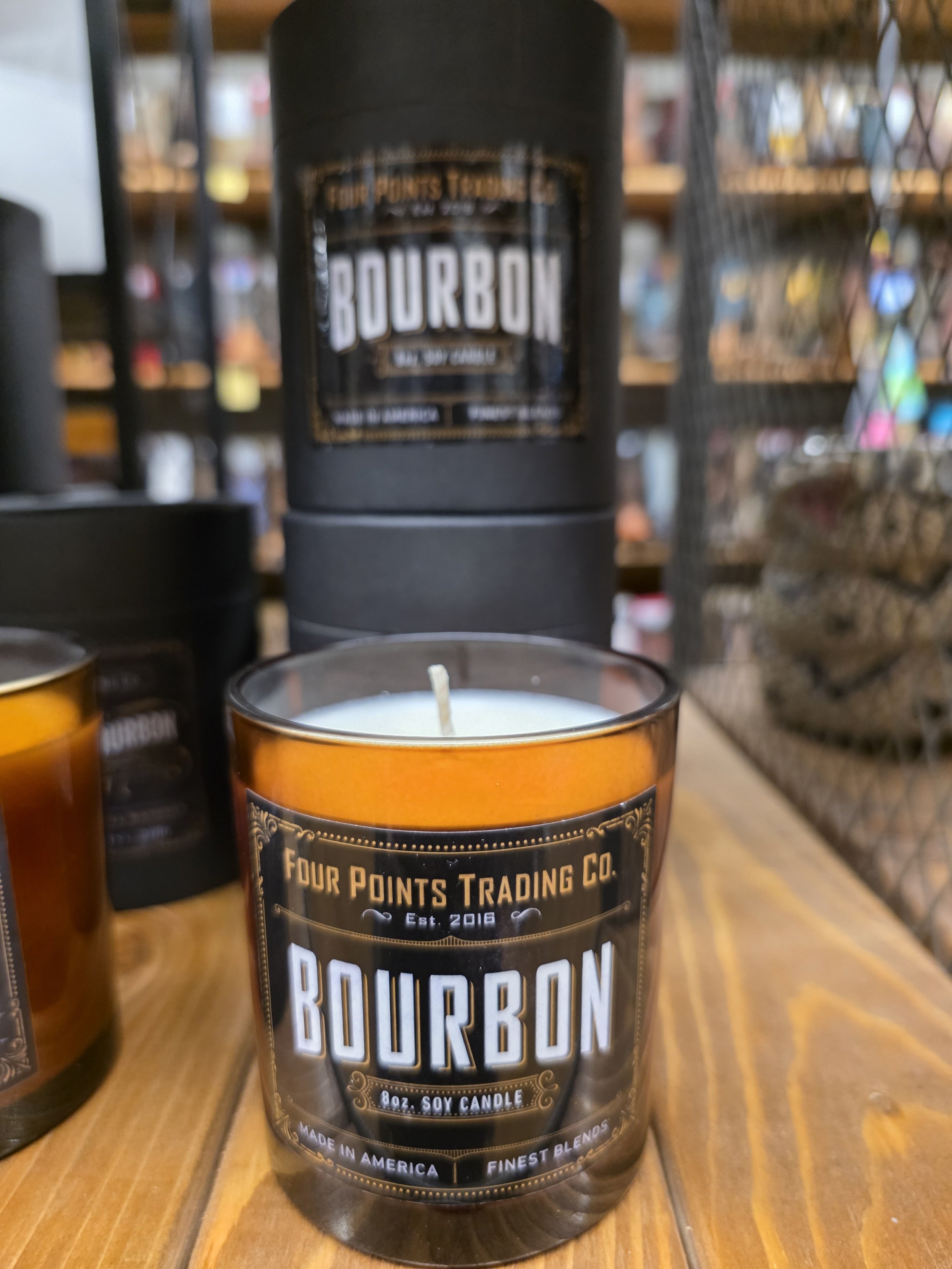 8oz Soy Bourbon Candle