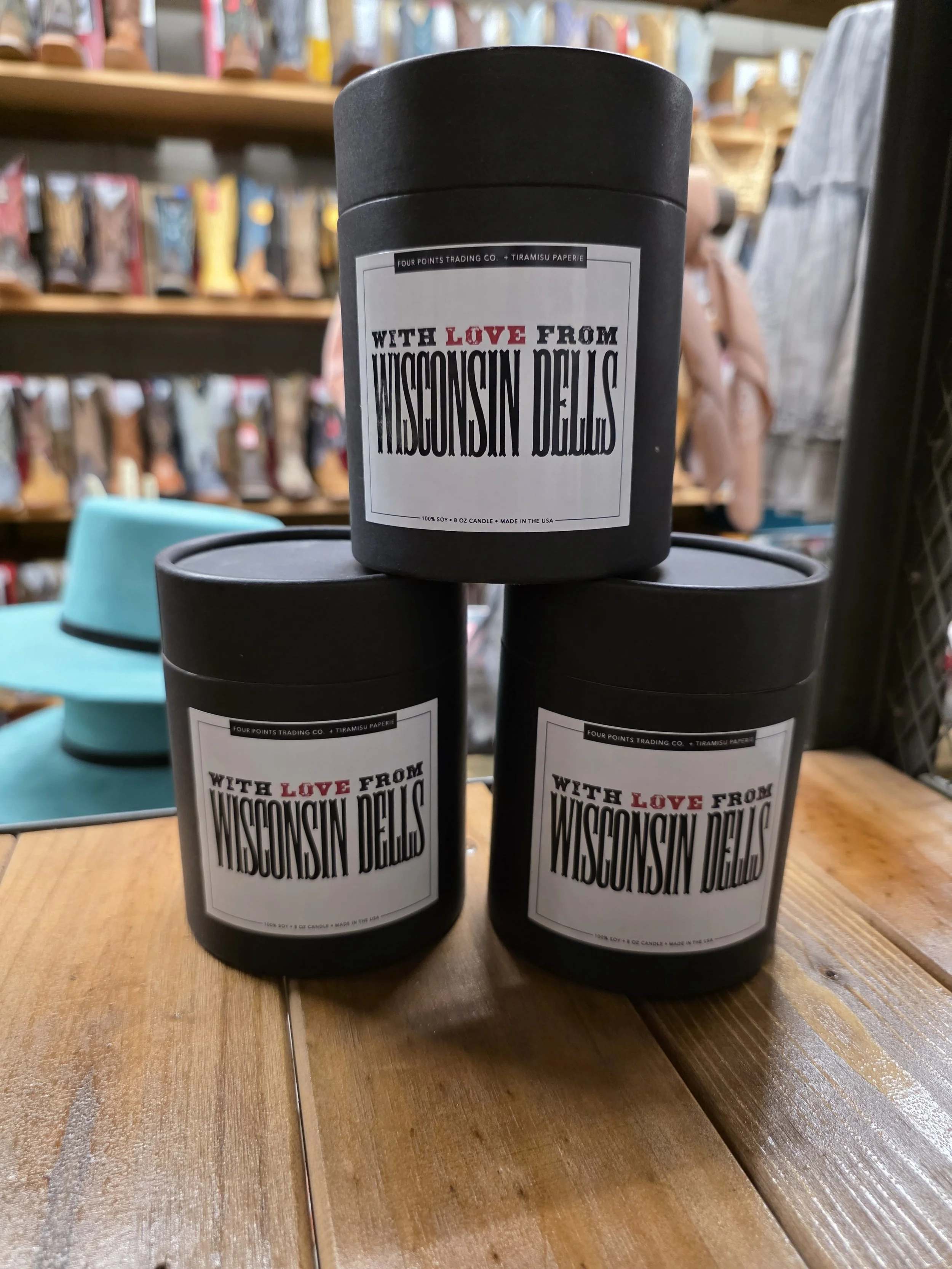 8oz Soy With Love From Wisco Candle