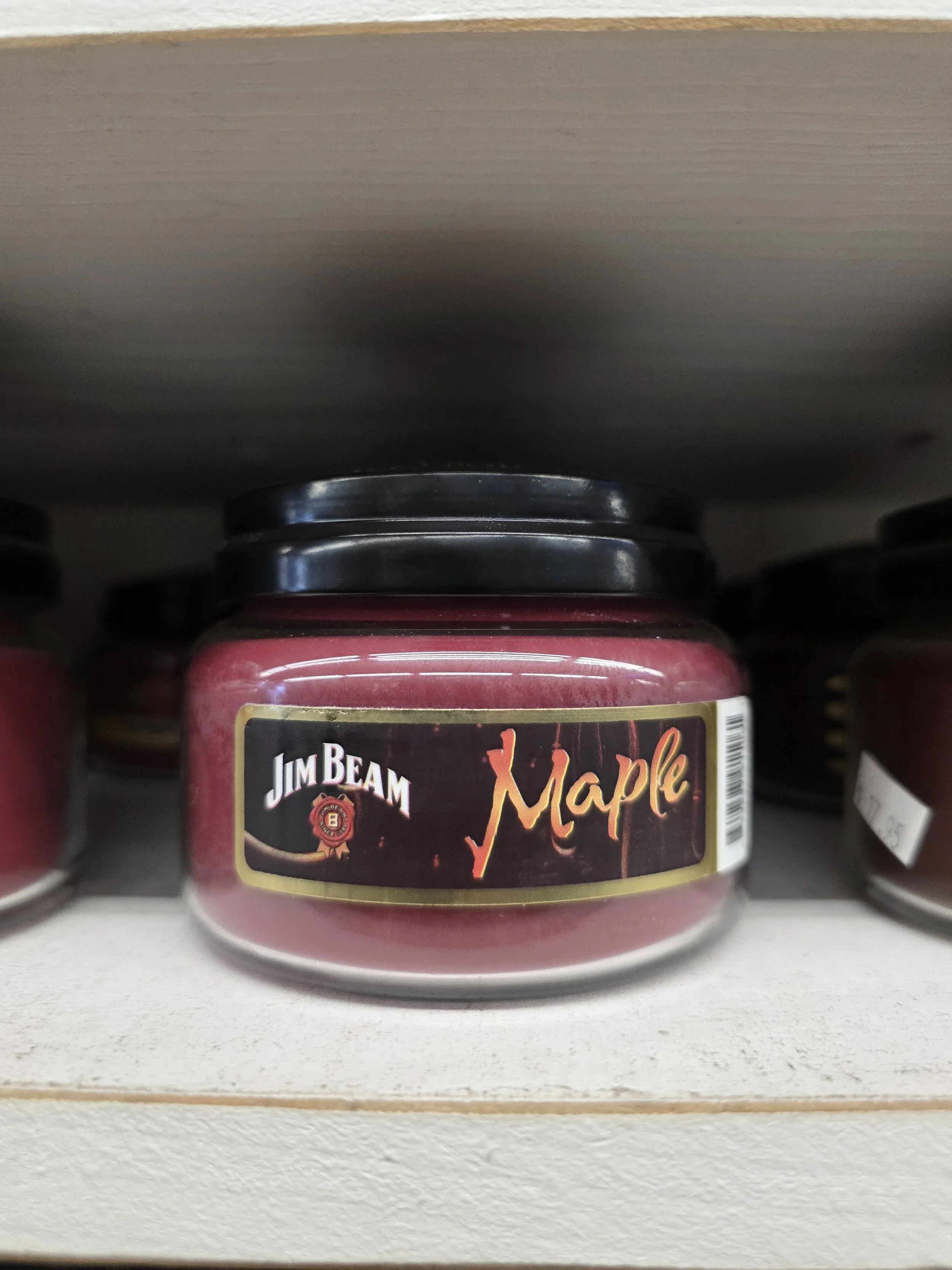 Small Jim Beam Maple Candle