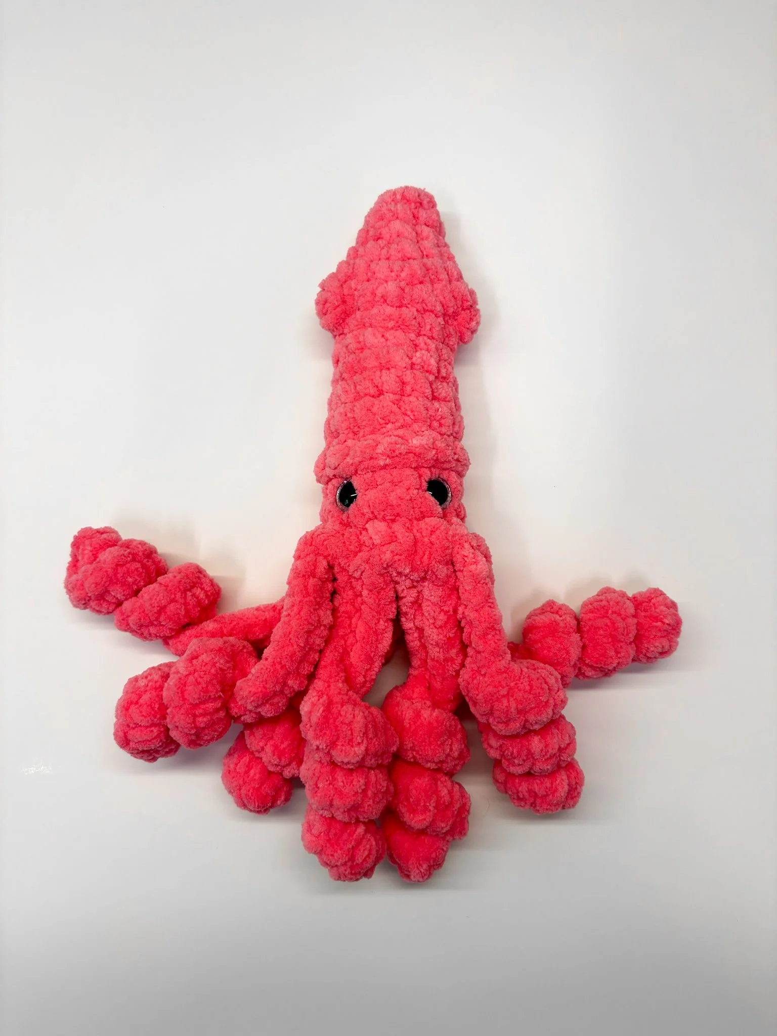 Crochet Squid - Pink