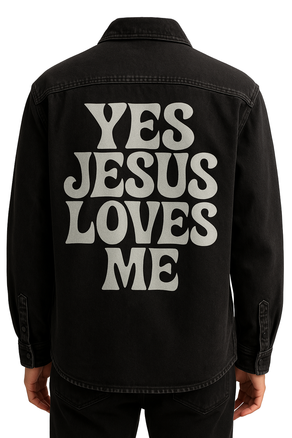 Jean Jacket: Yes Jesus Loves Me