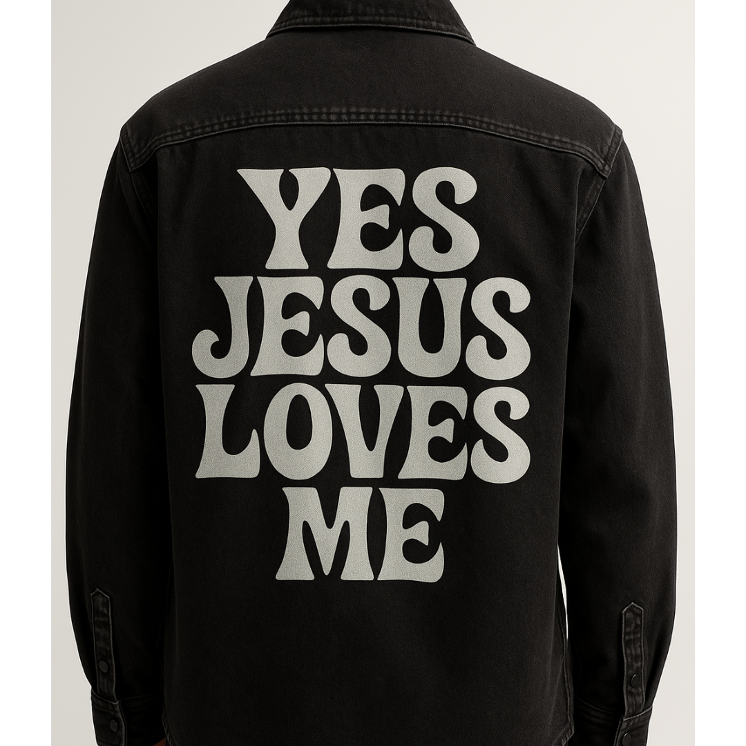 Jean Jacket: Yes Jesus Loves Me