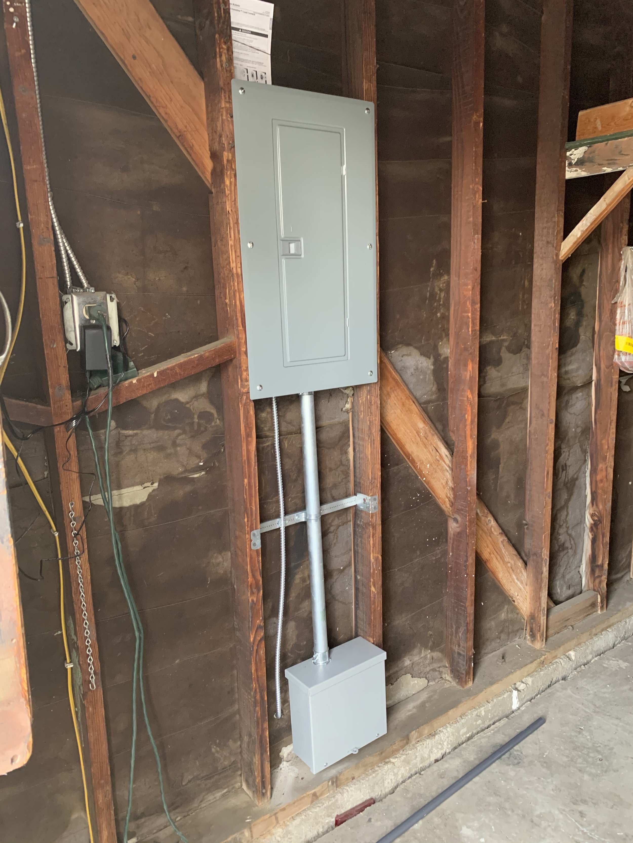 Subpanel in detached garage
