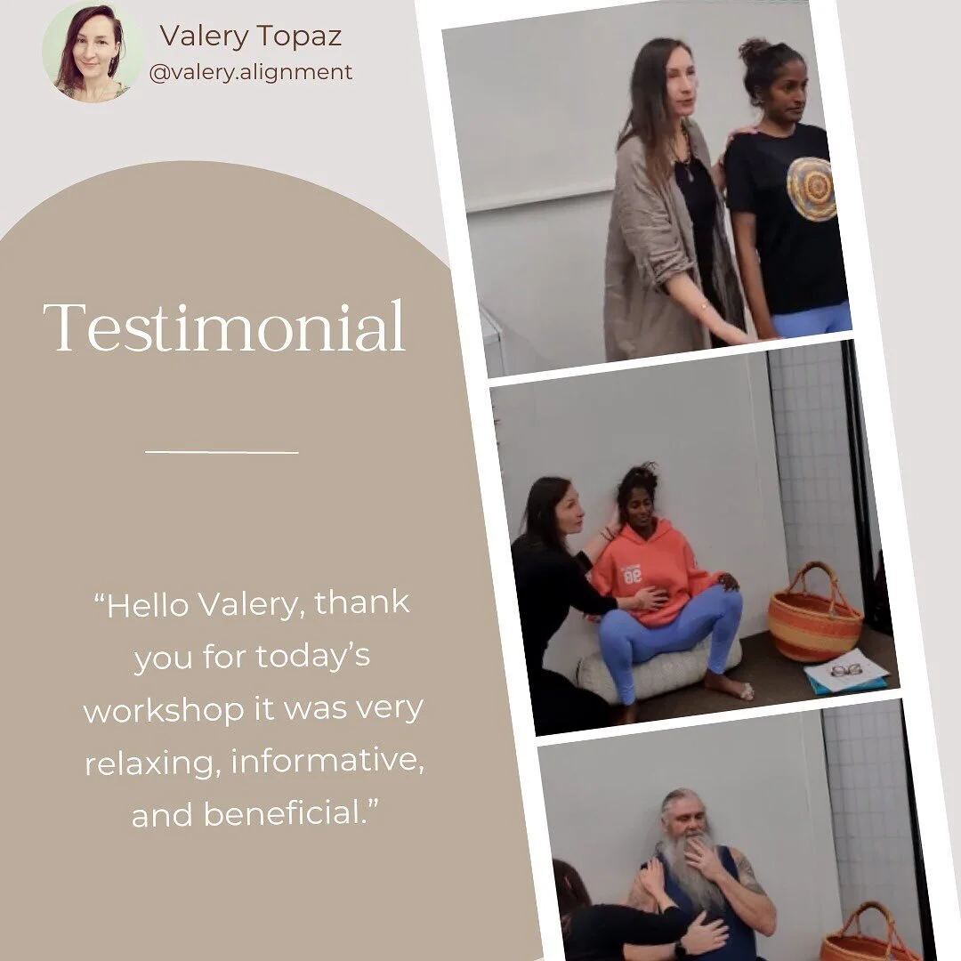 It warms my heart to know that it was a relaxing, informative, and beneficial experience for my workshop participants.

 #functionalalignment #testimonial #awakening #alignmenttherapy #upperribs #lowerribs #shoulders #arms #stretch