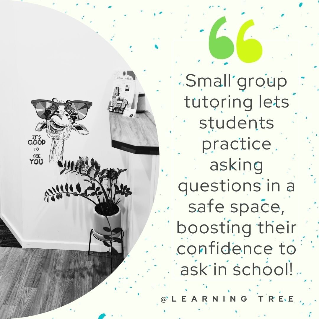 Ever noticed how asking questions in a big class can be daunting? 🤔 
Our small group tutoring changes that! Here, students get to practice asking questions in a friendly, low-risk environment. It's all about making them feel safe and heard. 
The res