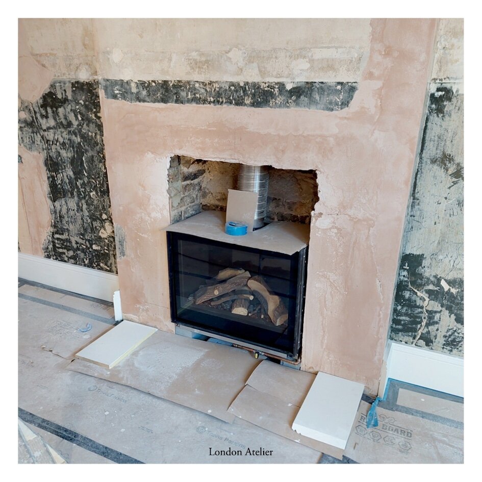 Oscar Wilde's home in Chelsea, Tite Street , London⁠
⁠
The flue liners to the original chimney places have been installed.⁠
The fireplace at the centre of the room will make a fantastic feature in the new living room. and during construction, we disc