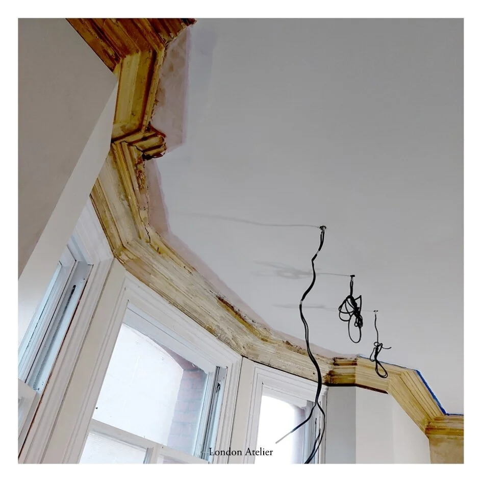 Oscar Wilde's home in Chelsea, Tite Street , London⁠
⁠
The flue liners to the original chimney places have been installed.⁠
The fireplace at the centre of the room will make a fantastic feature in the new living room. and during construction, we disc