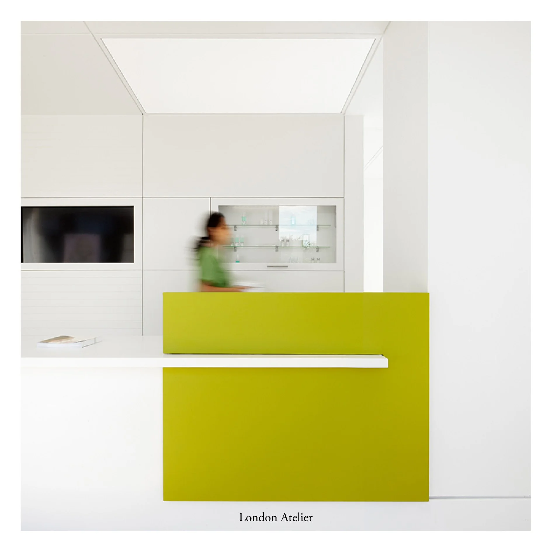 A vacant shop transformed into a modern dental practice in Chelmsford. Each element and detail was carefully crafted and coordinated to reflect the ethos of the practice, with a colour palette emphasising a clean and sterile look alongside hints of t