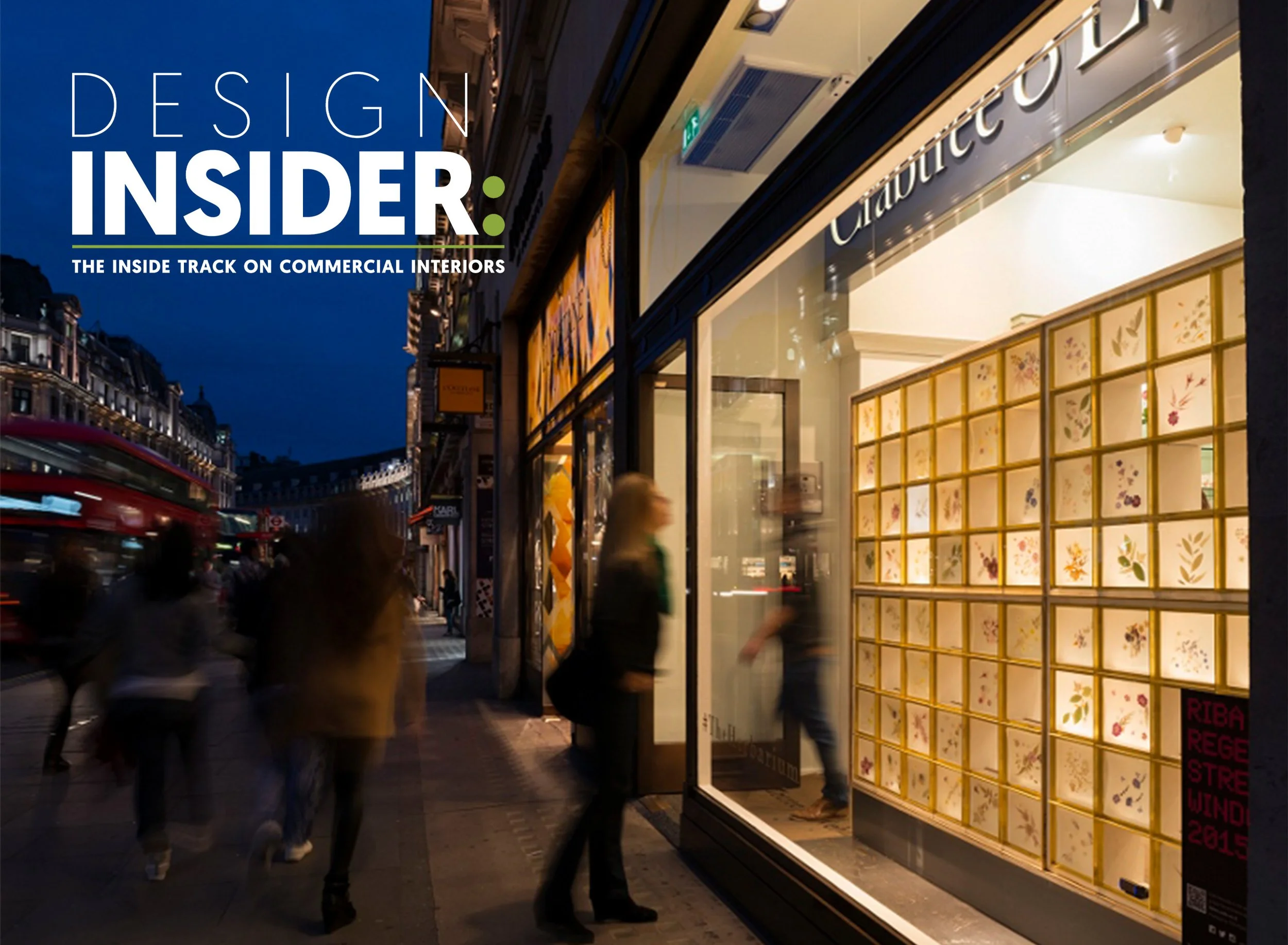 London Atelier ‘The Herbarium’ botanical window display finalist for Surface Design Awards — Regent Street Crabtree & Evelyn installation