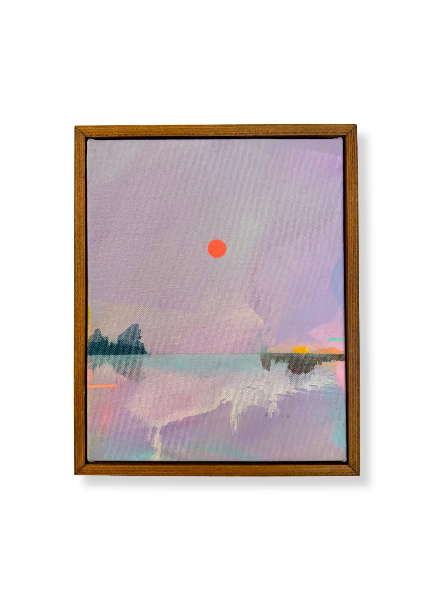 'Calm', 8x10 inches. 2025.
Acrylic on canvas. 
Available.