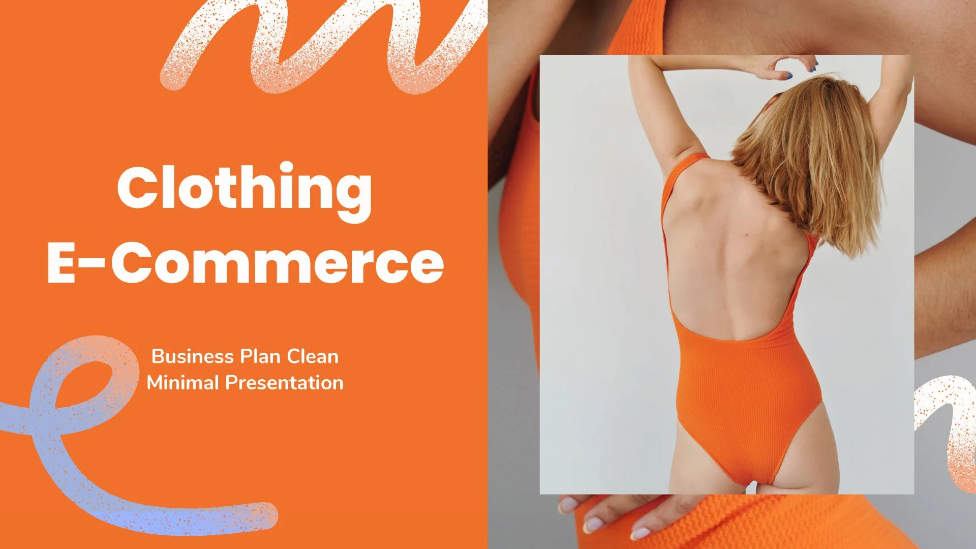 Cover page of E-commerce Clothing presentation, created by Quirk Design Studio