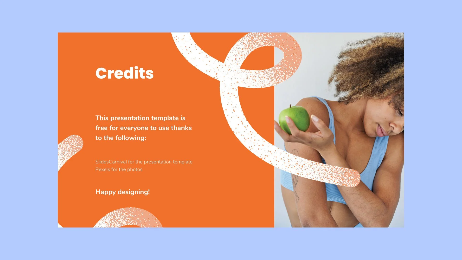 Credits page of E-commerce Clothing presentation with design by Quirk Design Studio