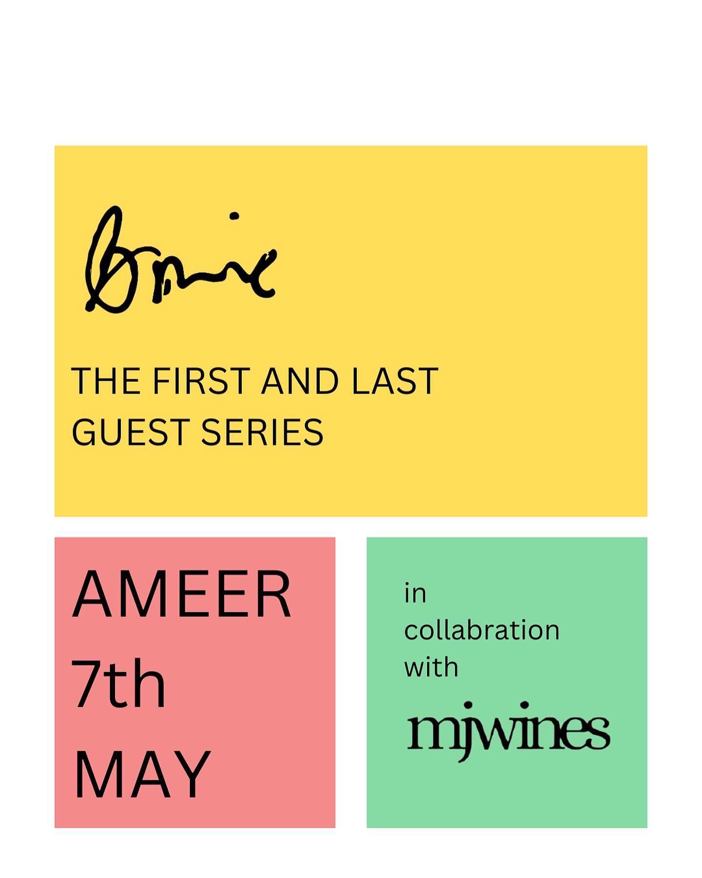 Join us this 7th may in our first and very last guest series with Ameer before we shut off operations at @groundstory_stories. 

Singaporean chef with an inspiring work history: He started his apprenticeship at Cure Restaurant and worked at Meta Rest