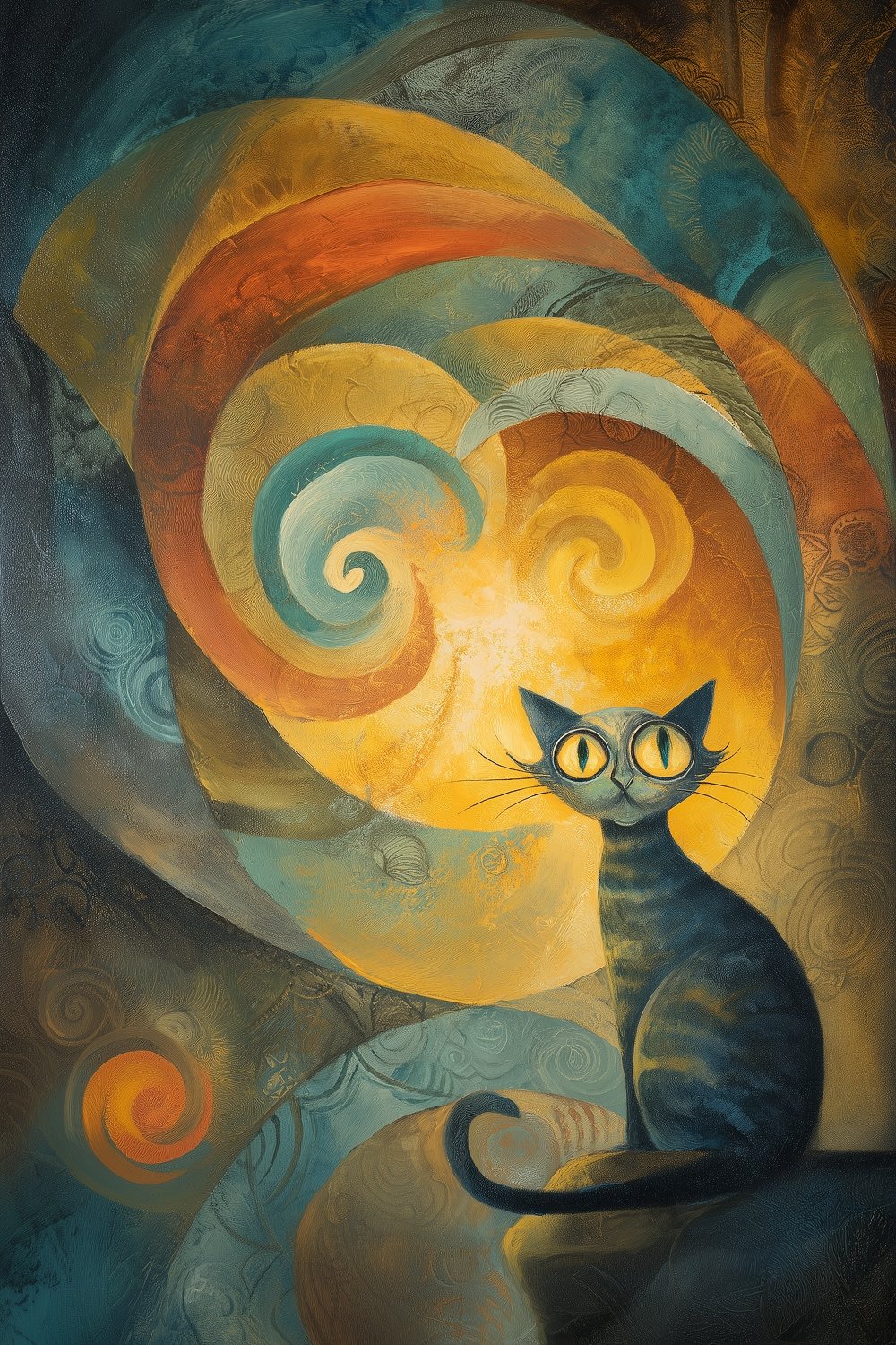 078 Whimsy Big-Eyed Cat