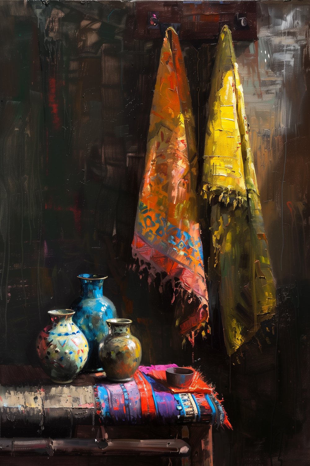 1058 Three Vases