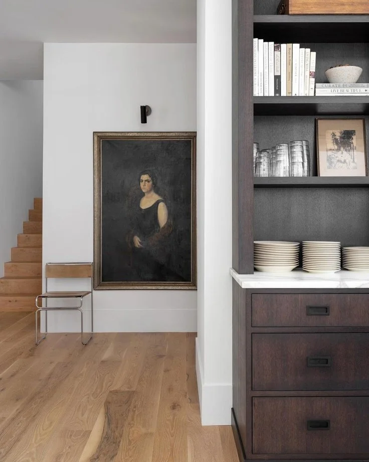 Interior Design with Artwork Wall #12