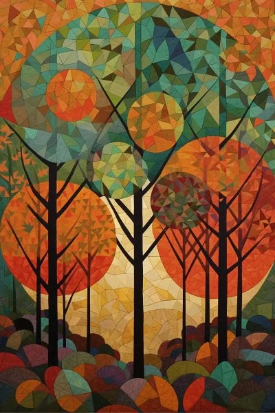 Colorful Geometric Nature