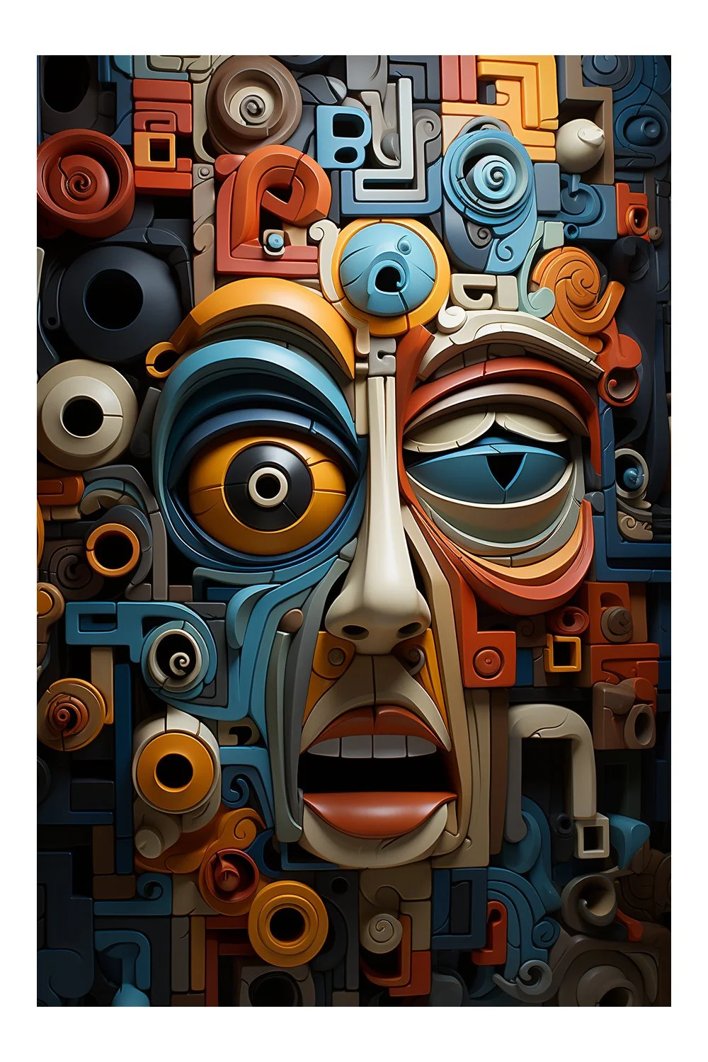 003 Abstract Shapes Evoking Familiar Forms