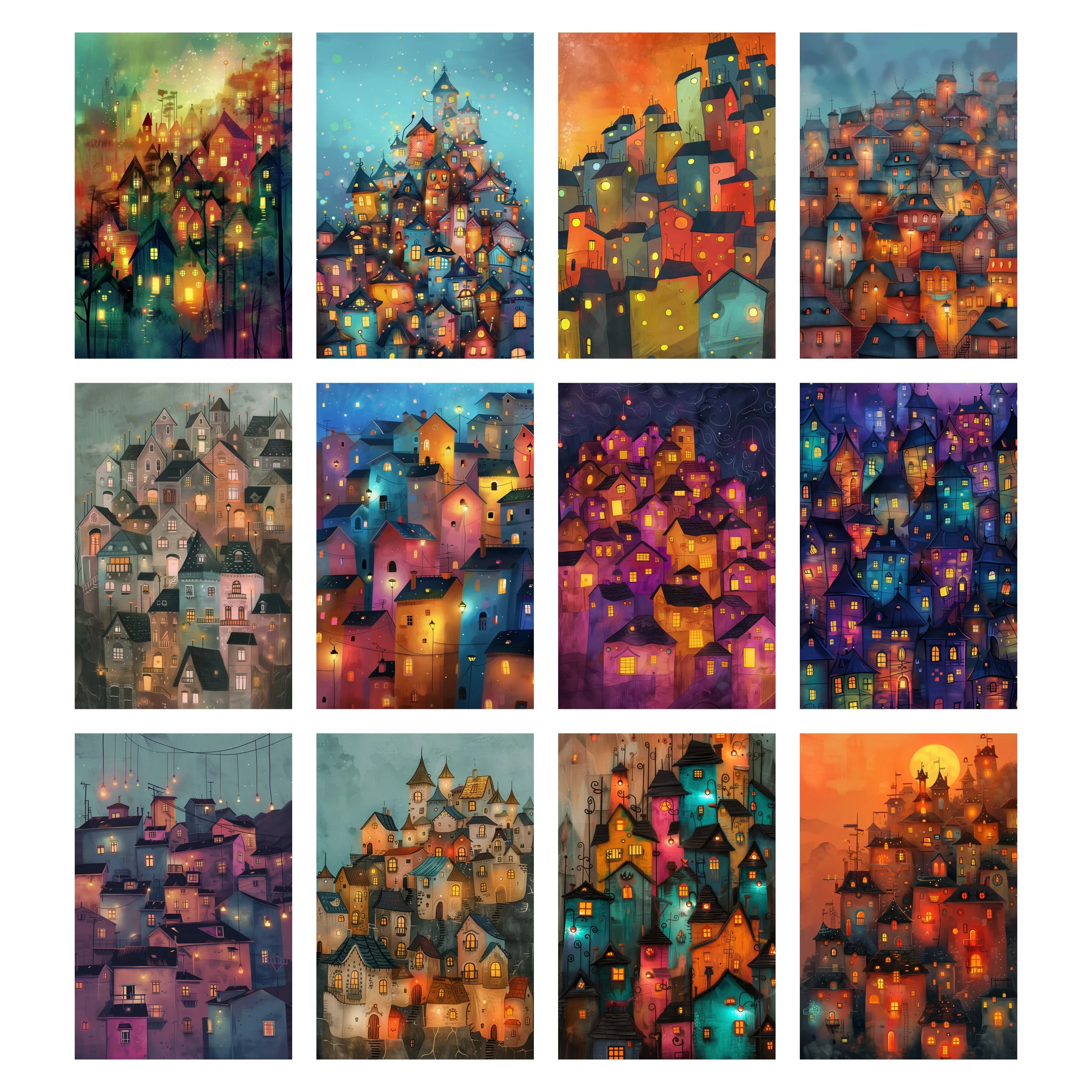 Transform Your Home with Empathy: Surreal Cityscape Printables
