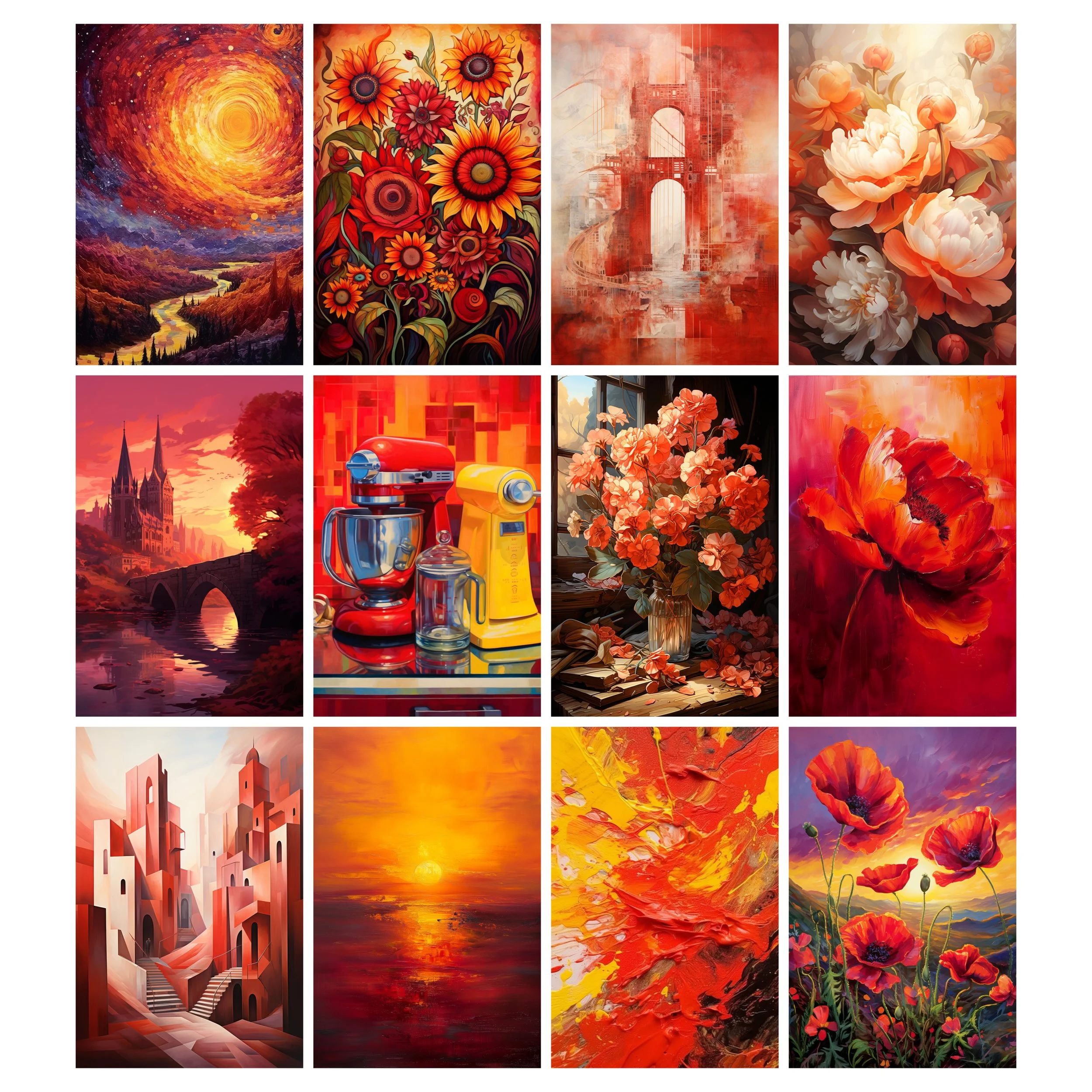 Colorized in Crimson