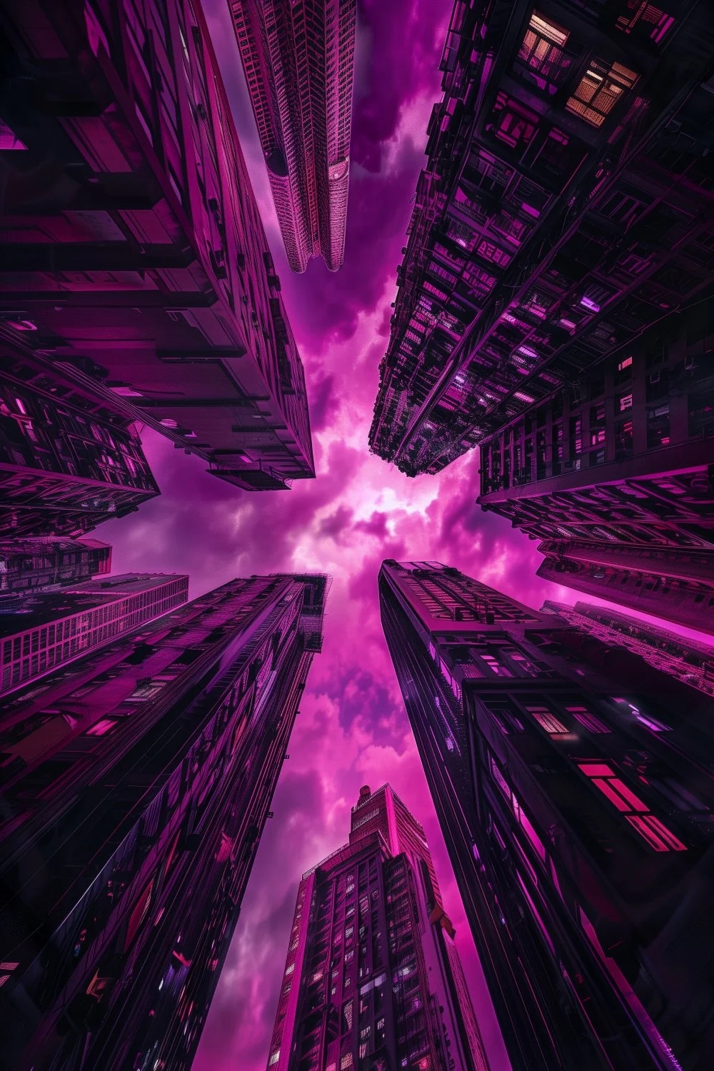 545 Futuristic Buildings Looking Up At Sky.jpg