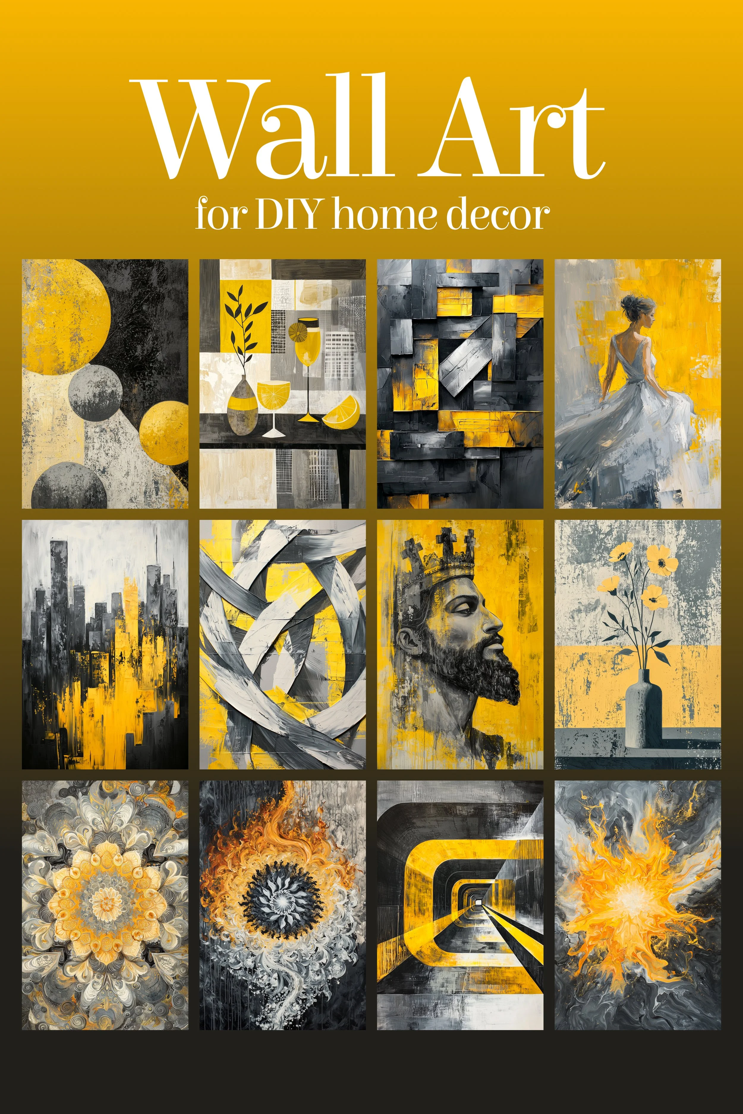 001-012 Gray and Yellow