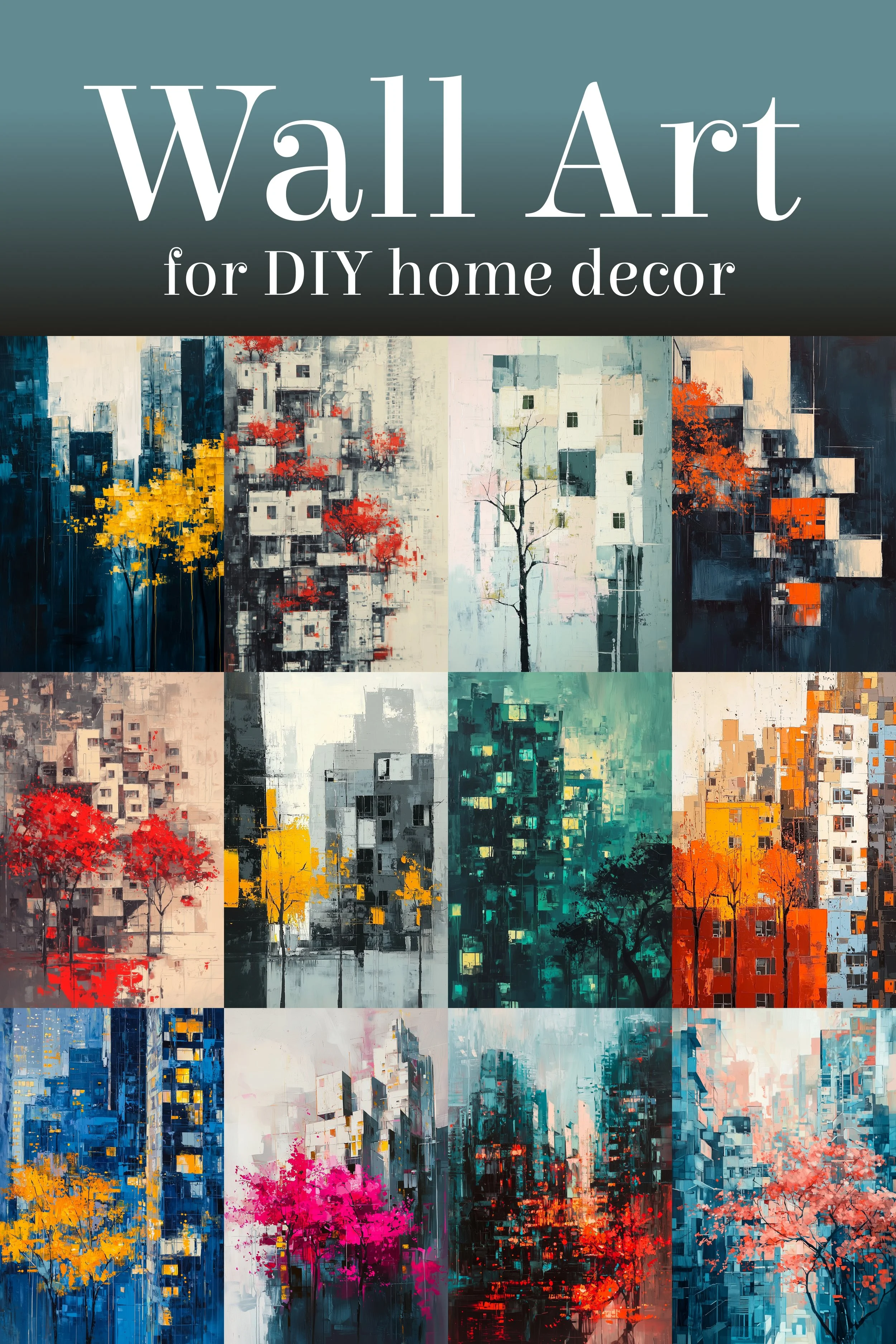 1429-1440 Sleek Abstract Cityscape