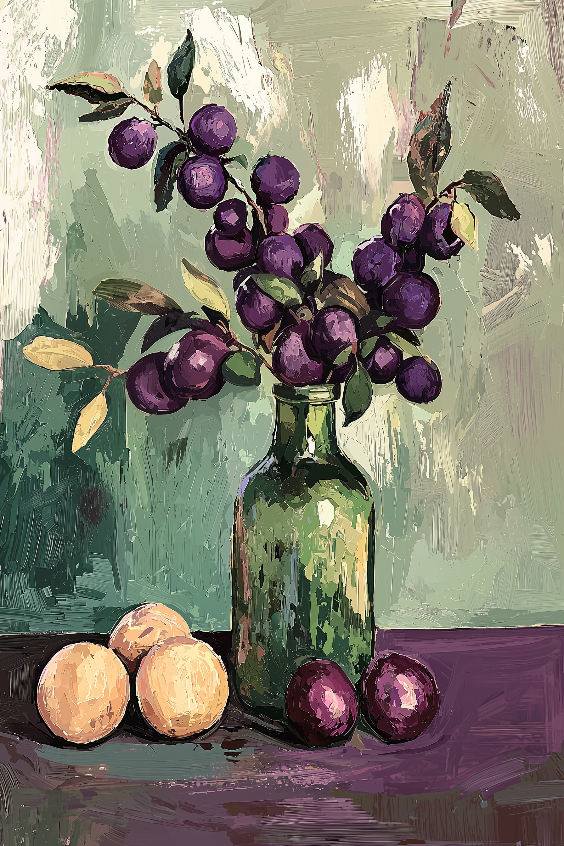 436 Plum and Sage Green nikolay3439_still_life_painting_Plum_and_Sage_Green_tones_Retro_4b90bf95-3ac7-40c4-83d3-7e1795f9b570.png