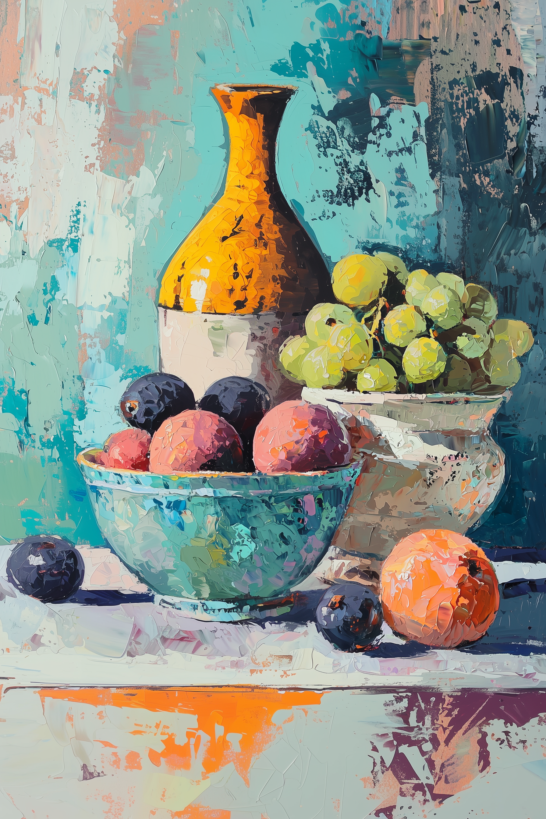 544 Teal and Coral nikolay3439_Still_Life_painting_Teal_and_Coral_tones_fruits_in__bb37d0d5-9ab8-48db-8dce-85a87b866de4.png