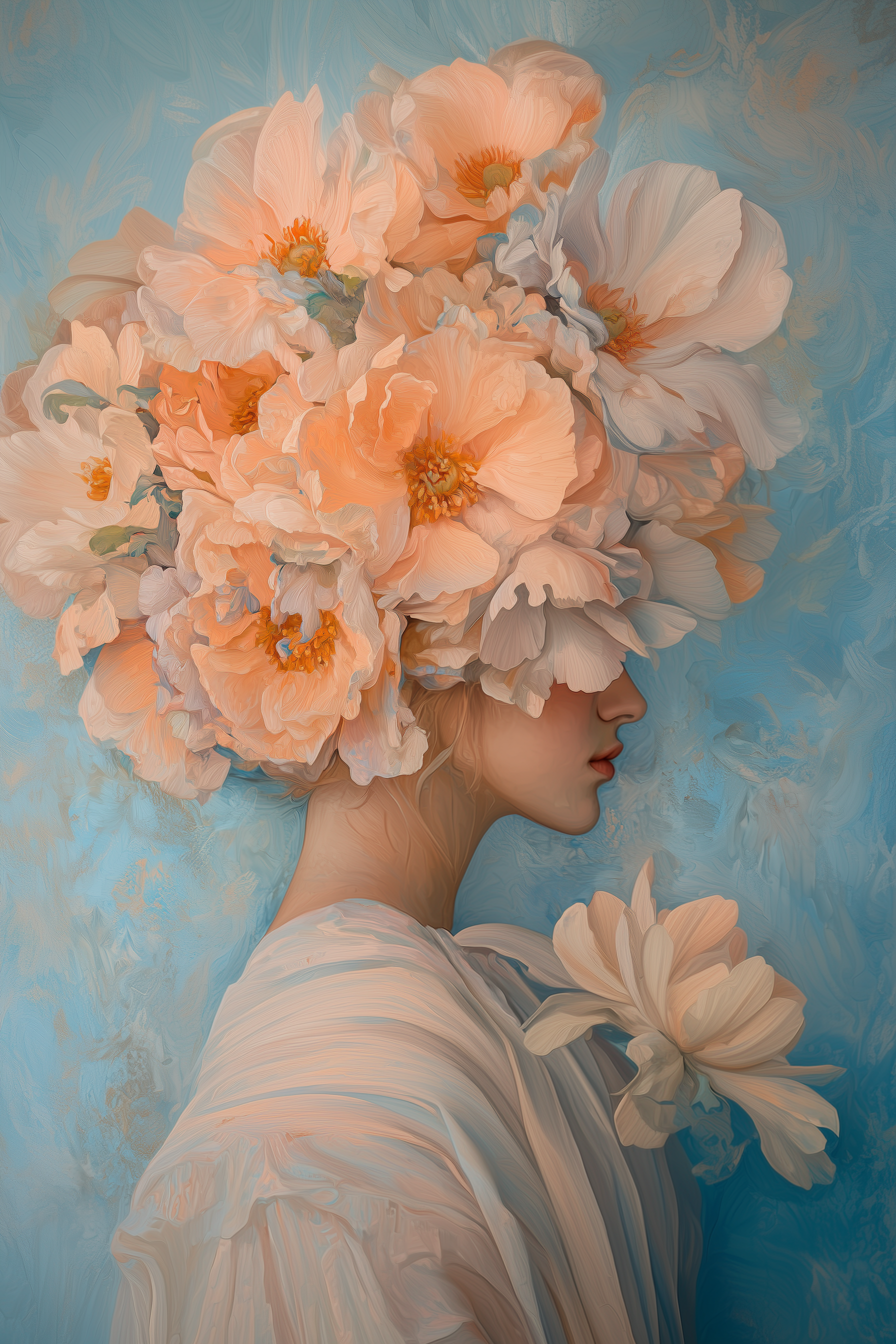 071 Soft Peach nikolay3439_flowers_In_the_style_of_James_C._Christensen_Soft_P_64f837ab-a595-4b36-a498-d3bd01a5eea8.png