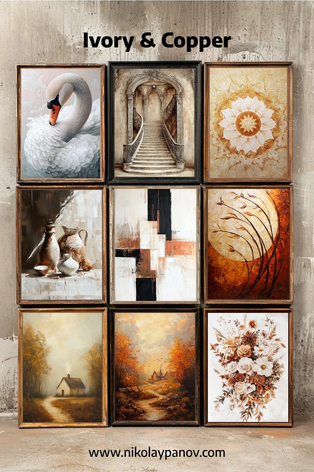 001-009 Ivory and Copper