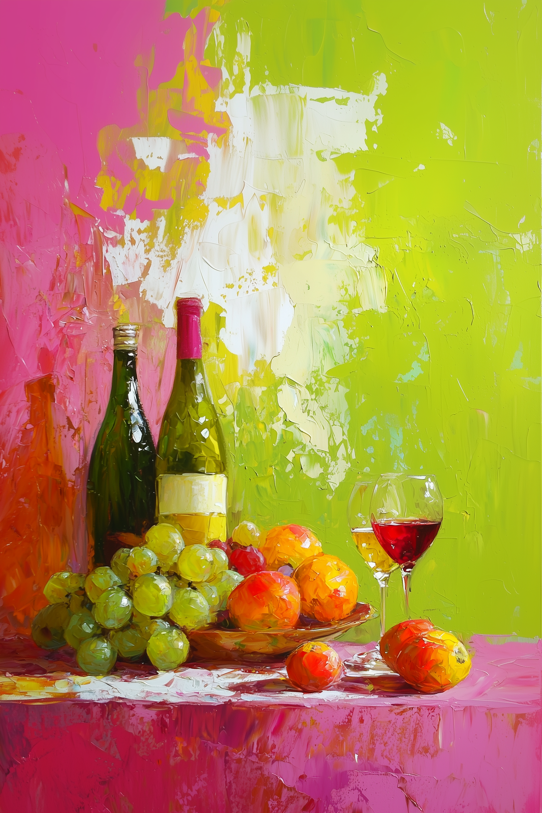 562 Fuchsia and Lime Green nikolay3439_Still_Life_painting_Fuchsia_and_Lime_Green_tones_co_46705de1-f469-4f2c-afe5-16331dafd860.png