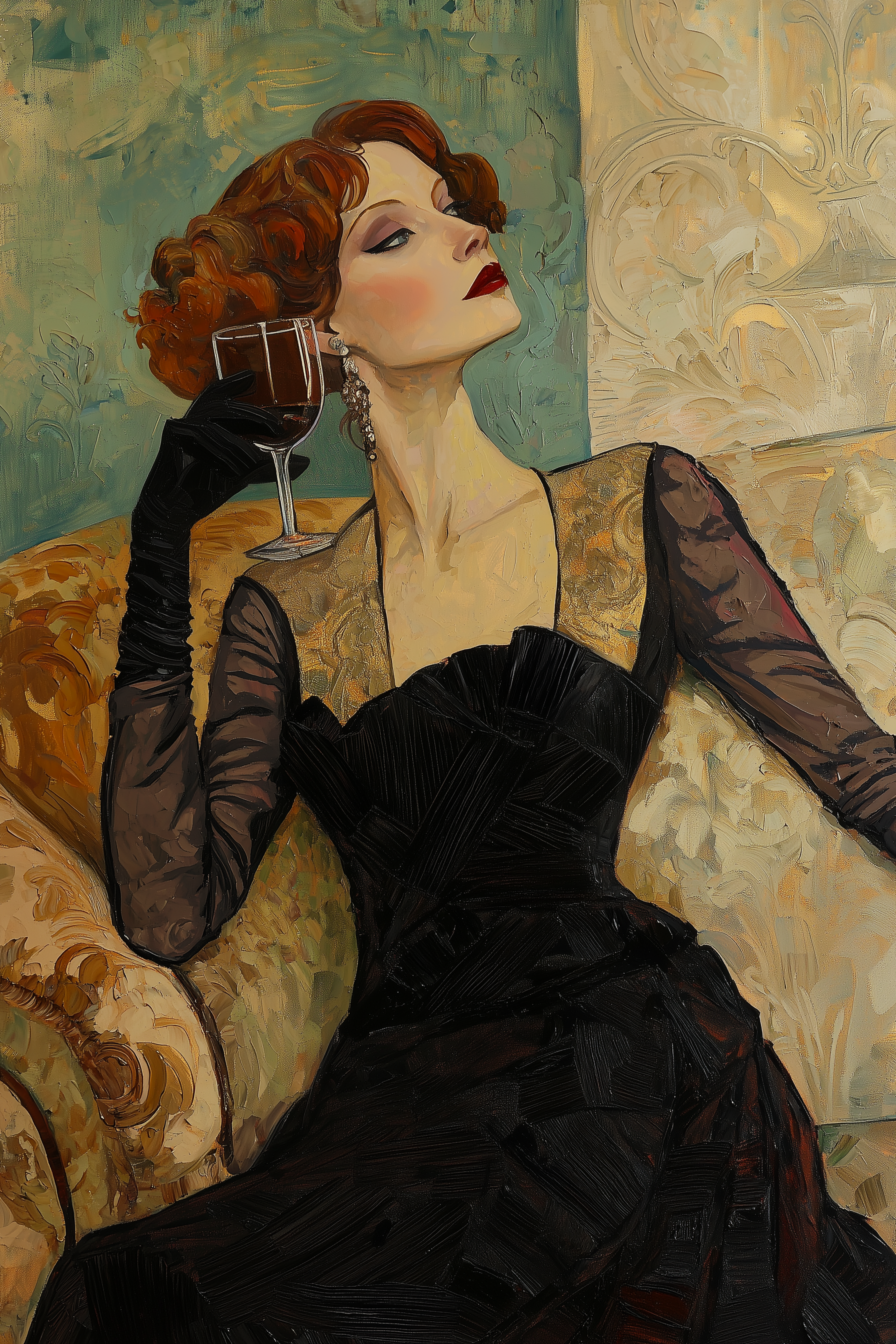 1334 Terracotta and Gold Leaf nikolay3439_oil_painting_of_an_elegant_woman_in_dress_and_glove_9be8ba32-3b37-461a-ae14-5d7391a1705c.png