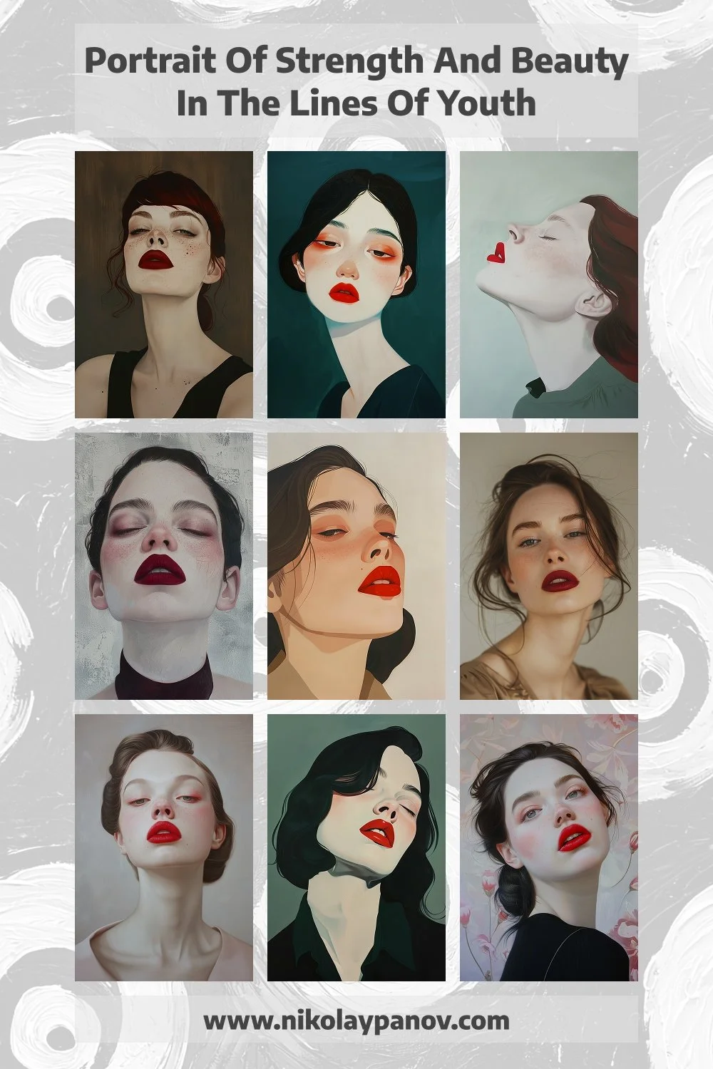 Portrait of Strength and Beauty in the Lines of Youth