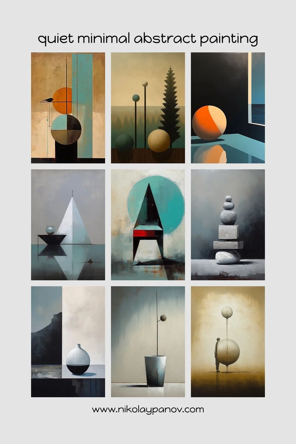 Quiet Minimal Abstract Painting