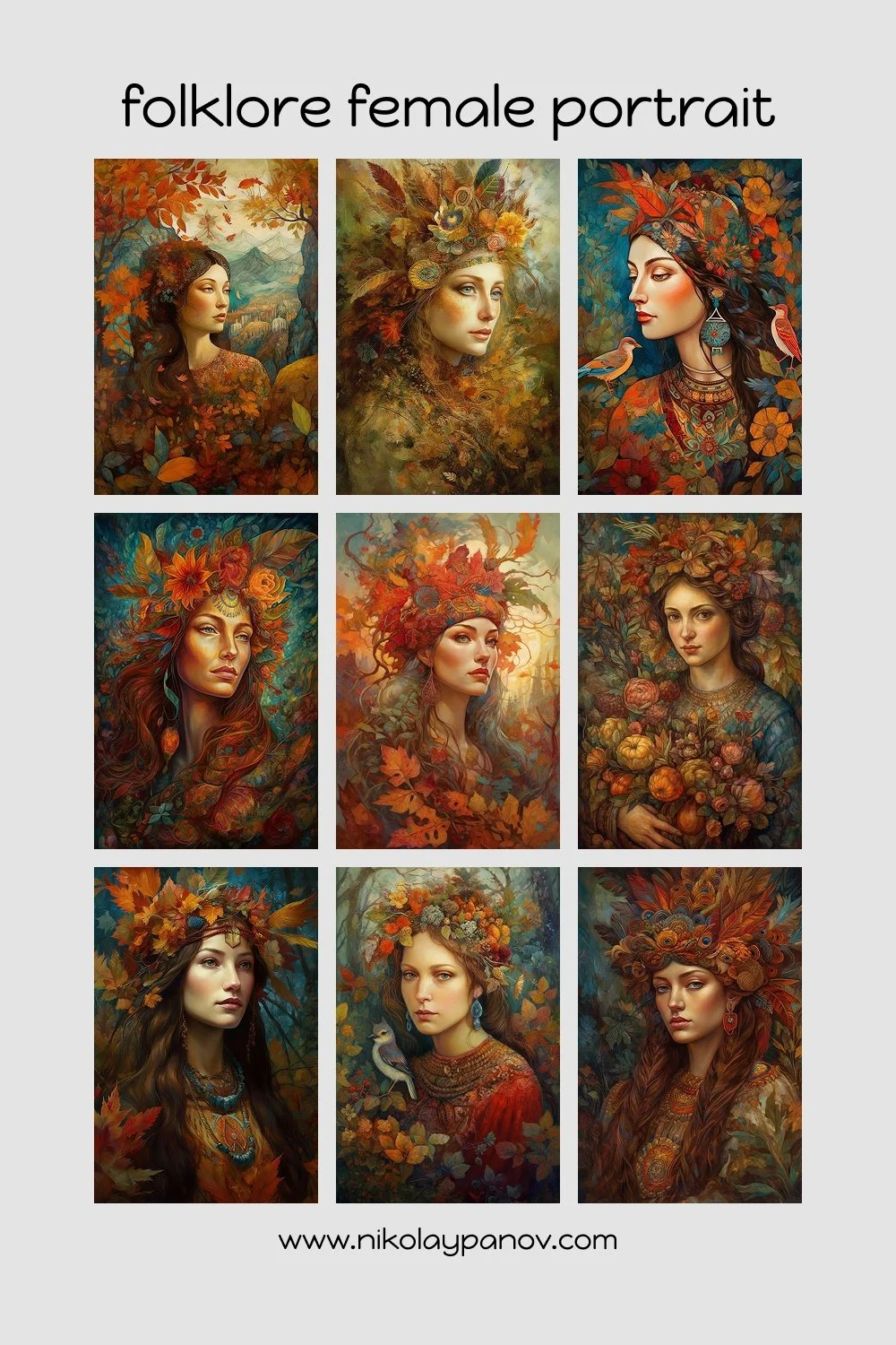 Folklore Female Portrait