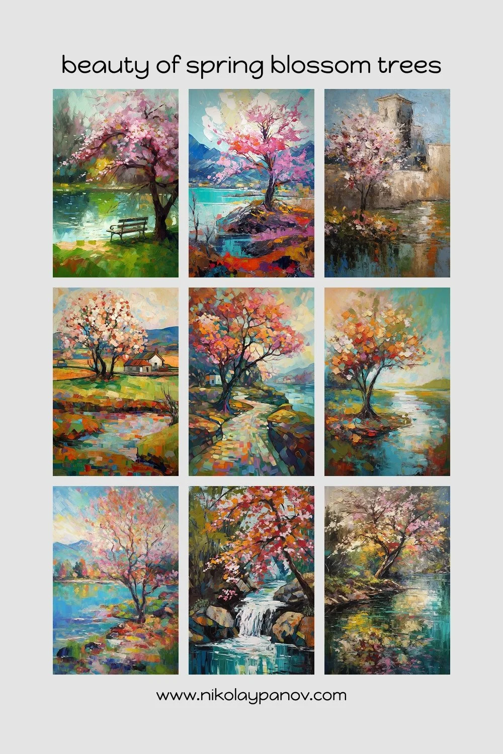 Beauty of Spring Blossom Trees