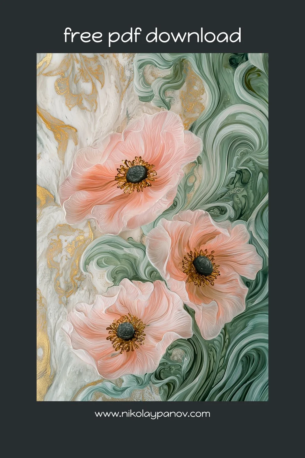 Blush Pink and Olive Green