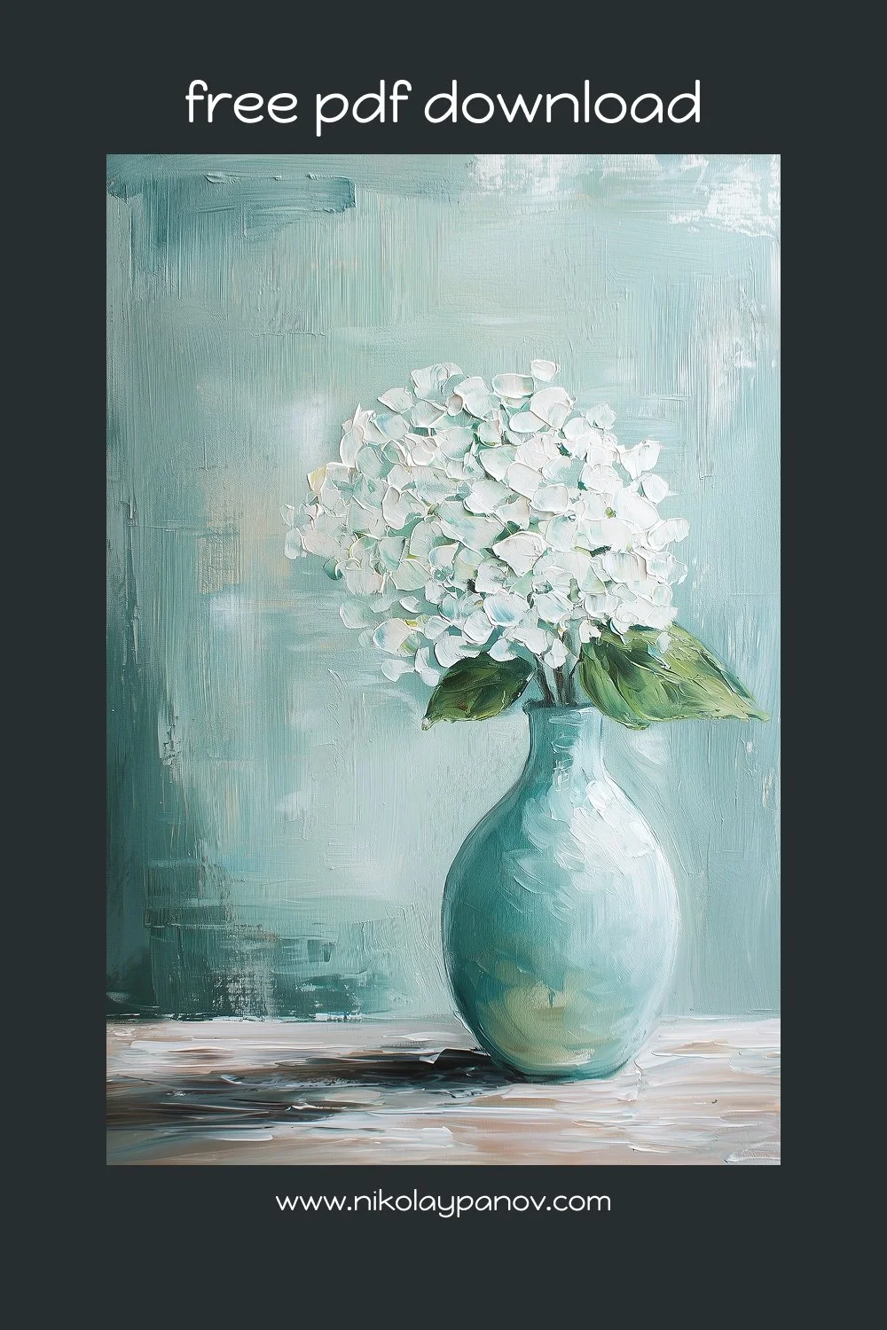 Mint Green and White