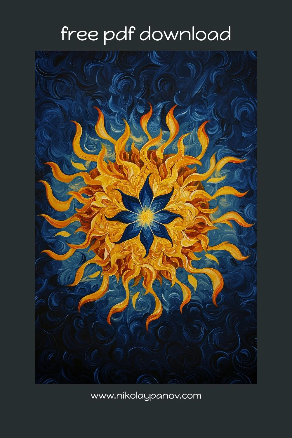 Cobalt Blue and Lemon Yellow