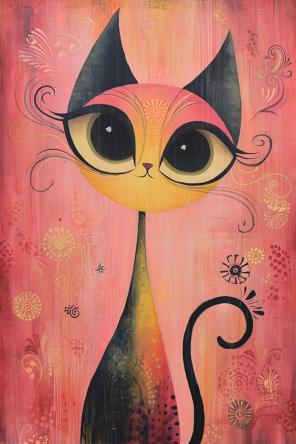 076 Whimsy Big-Eyed Cat