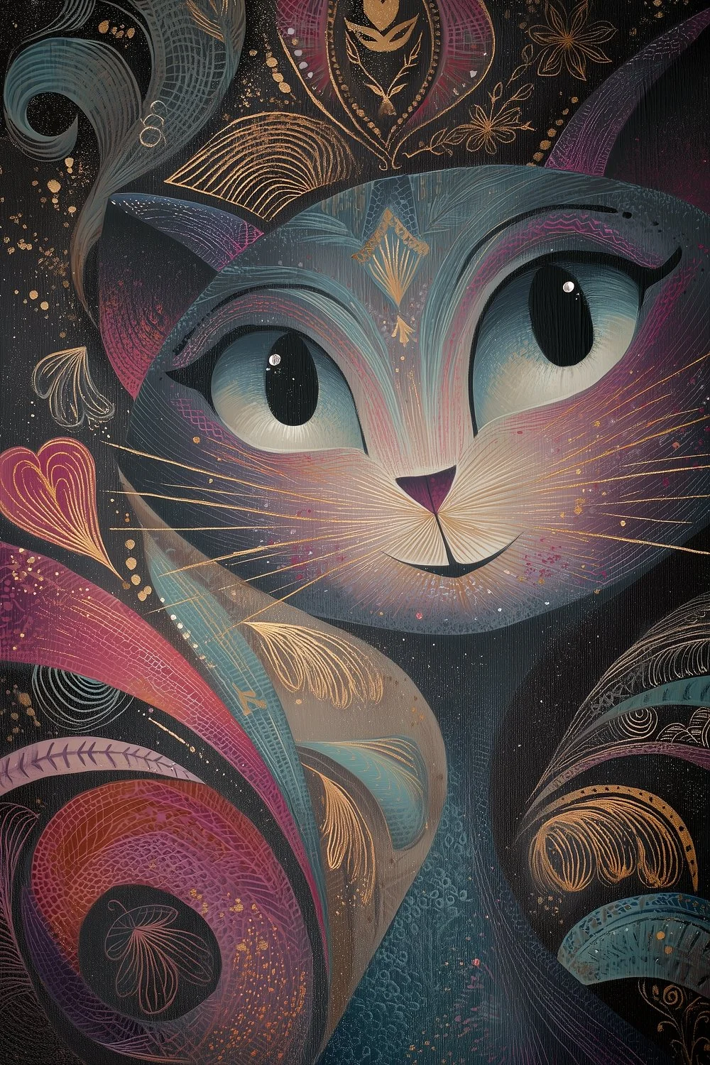 060 Whimsy Big-Eyed Cat