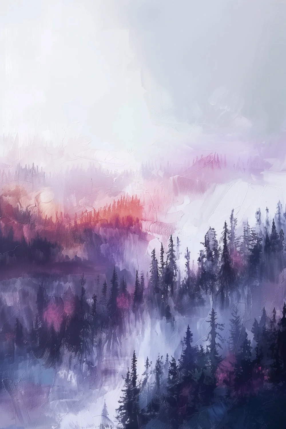 468 Dramatic Fog In The Forest