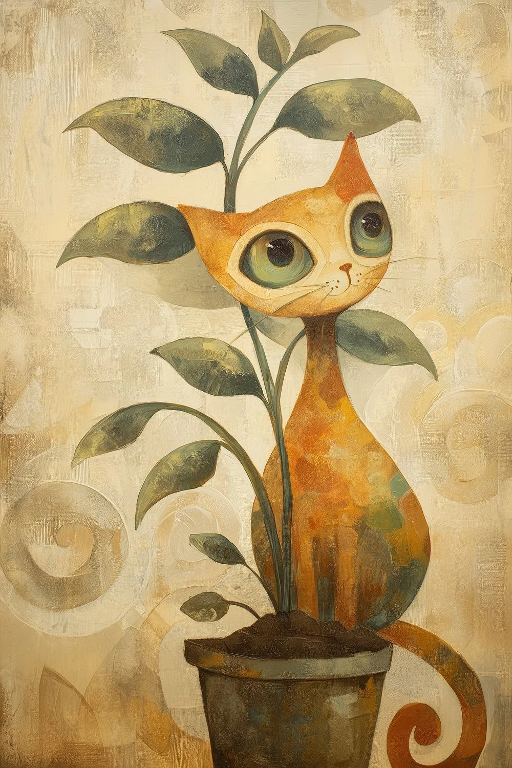 079 Whimsy Big-Eyed Cat