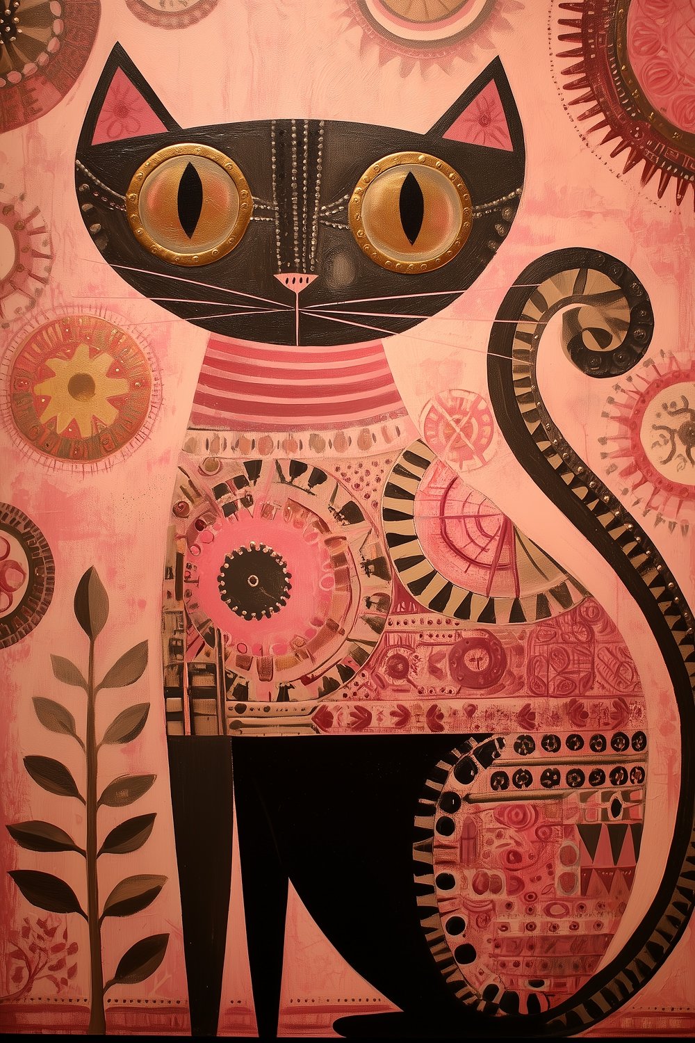 082 Whimsy Big-Eyed Cat