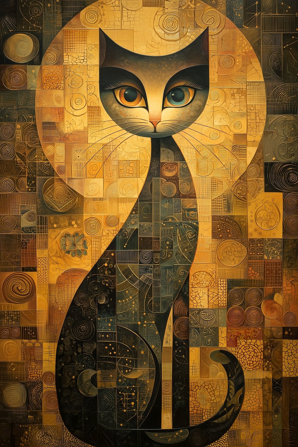 084 Whimsy Big-Eyed Cat