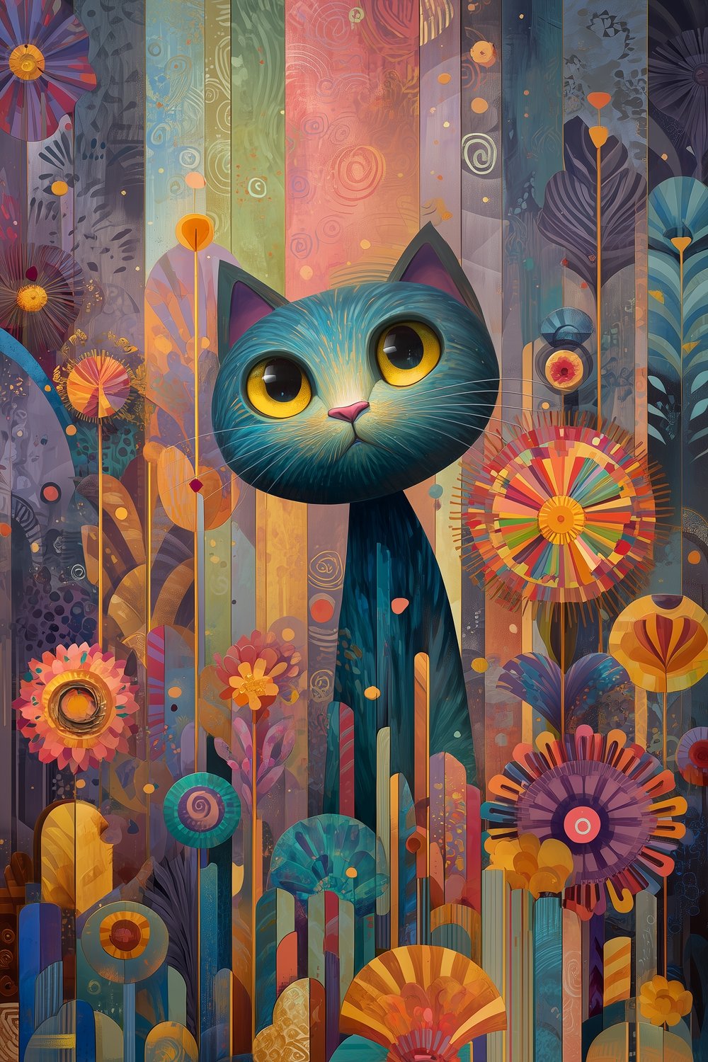 070 Whimsy Big-Eyed Cat