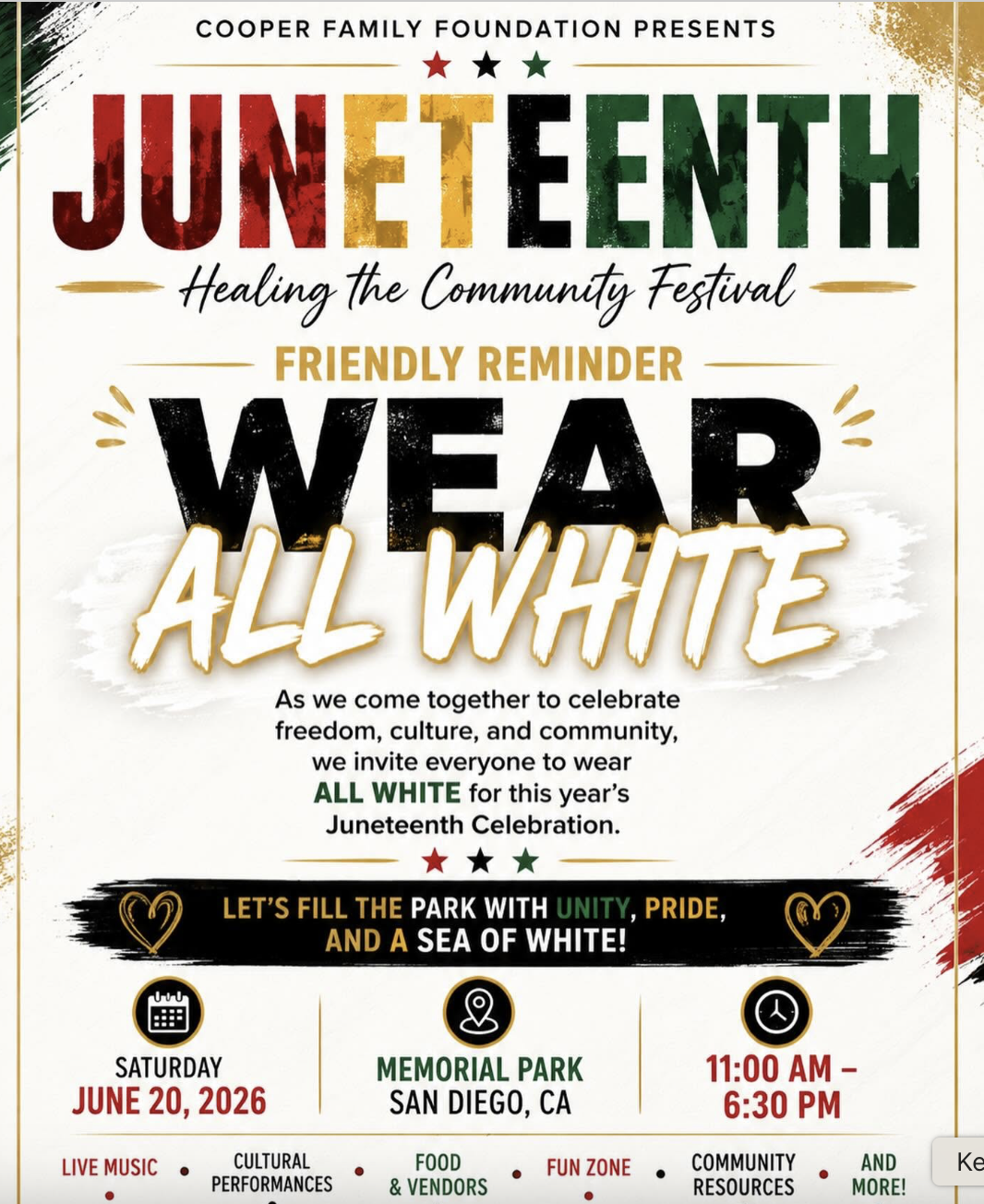 Juneteenth Healing the Community Festival
