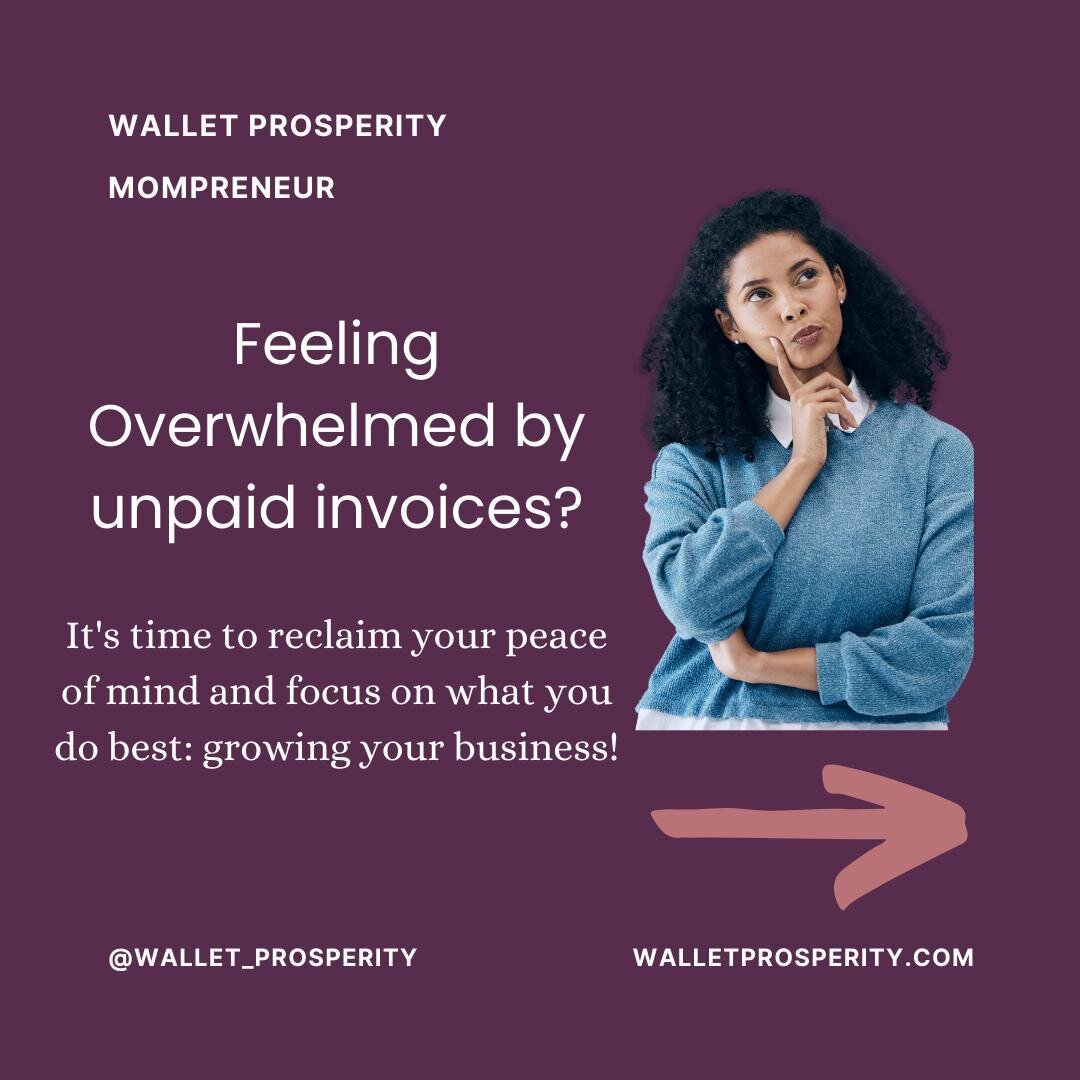 Hey amazing mompreneurs! 

Are you a busy mom running your own business? Are you struggling with organizing your invoices? Did you know that keeping up with invoicing is crucial for maintaining a steady flow of money? 

At Wallet Prosperity, we under