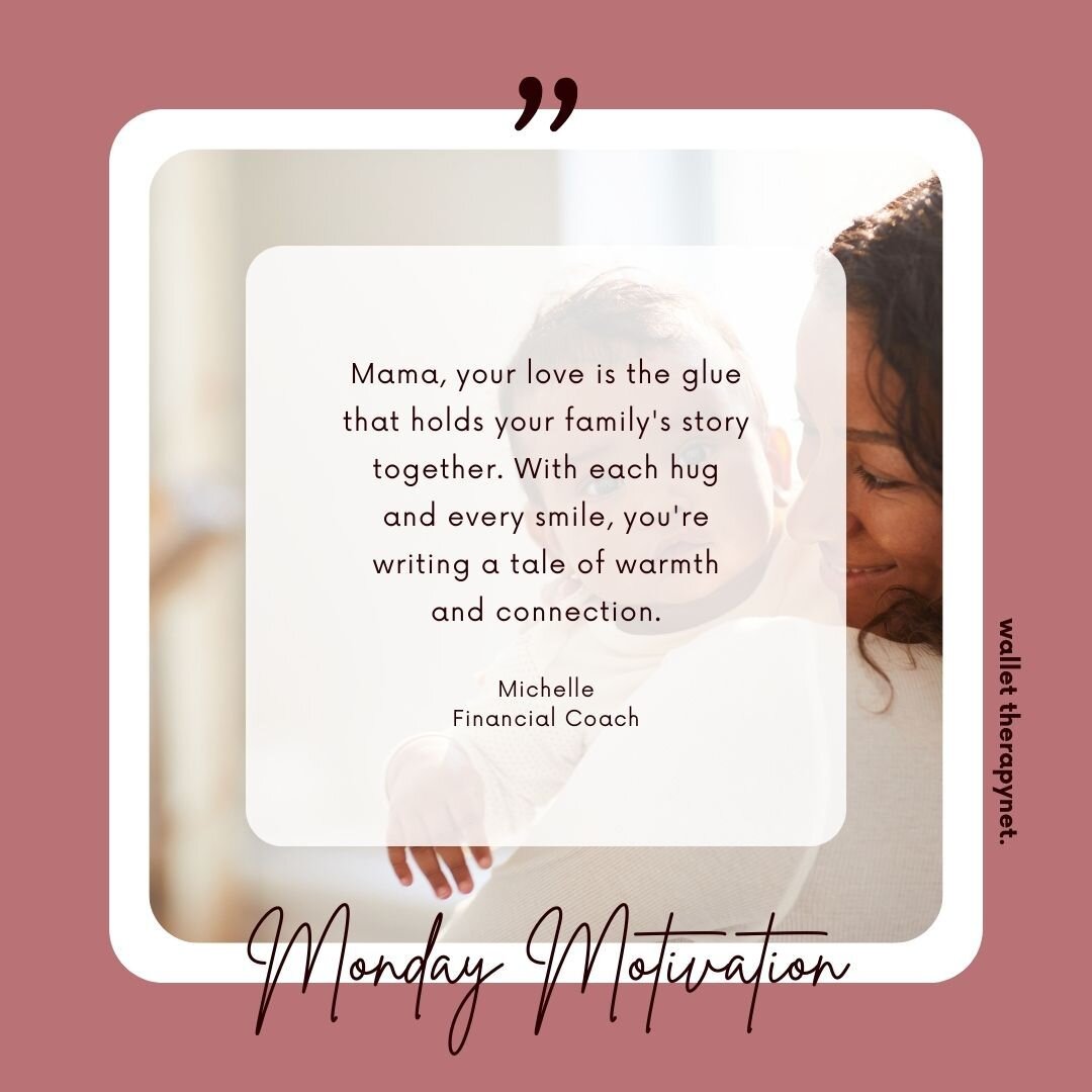 🌟 Monday Mama Motivation: 🌈✨ Embrace the start of the week with a dose of inspiration, Mama! 💖 

Say this out loud: &quot;My love is a powerful force, creating a bond that weaves the chapters of our family's story with warmth and connection.&quot;